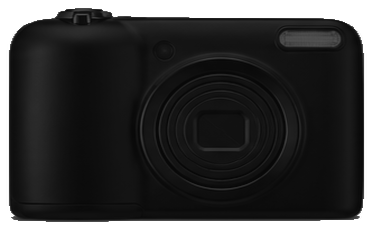 Nikon COOLPIX A10 front silhouette