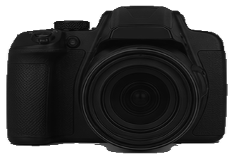 Nikon COOLPIX P600 front silhouette