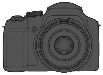 Panasonic LUMIX DC-FZ85D front silhouette