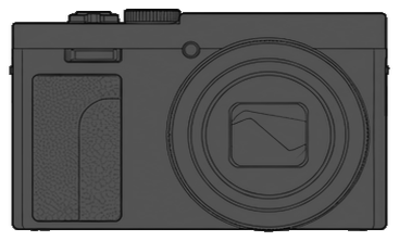 Panasonic LUMIX DC-TZ99 front silhouette
