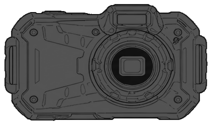 PENTAX WG-1000 front silhouette
