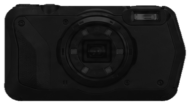 RICOH G900 front silhouette