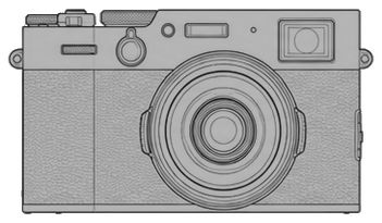 FUJIFILM X100VI front silhouette