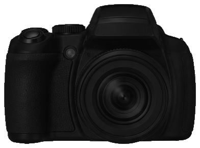 FUJIFILM FinePix HS30EXR front silhouette