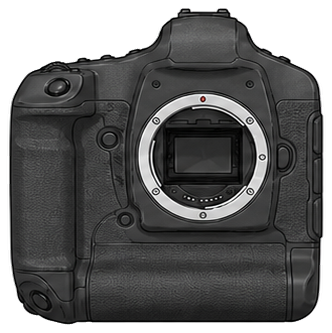 CANON EOS-1D Mark IV Body front silhouette