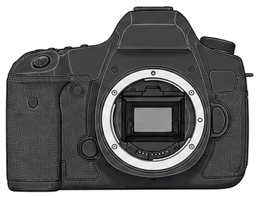 CANON EOS 5Ds R Body front silhouette