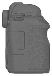 EOS 6D Mark II 側面のAI生成イメージ