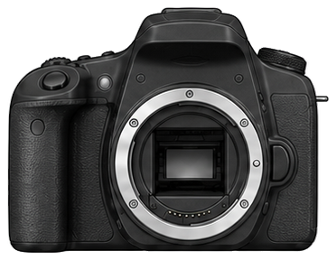 CANON EOS Kiss F Body front silhouette