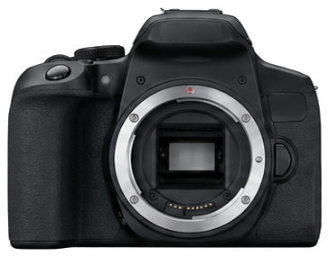 CANON EOS Kiss X10i Body front silhouette