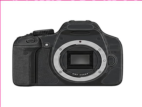 CANON EOS Kiss X4 Body front silhouette