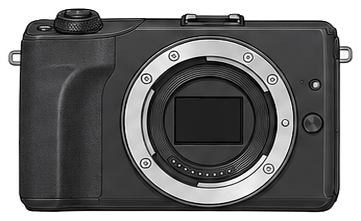 CANON EOS M Body front silhouette