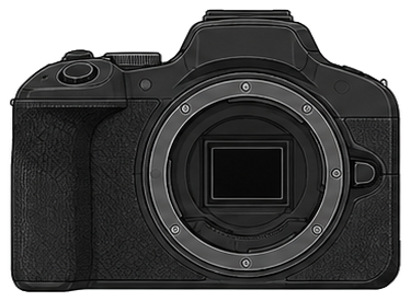 CANON EOS R50 Body front silhouette