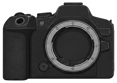 CANON EOS R6 Mark III Body front silhouette