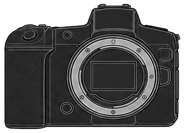 CANON EOS R Body front silhouette