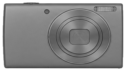 CANON IXY 150 front silhouette