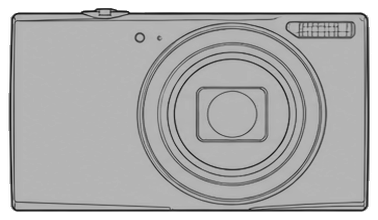 CANON IXY 650 m front silhouette