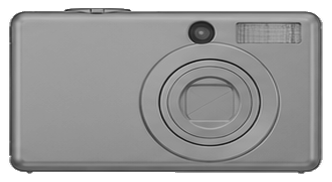 CANON PowerShot S80 front silhouette