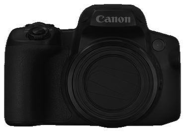 CANON PowerShot SX70 HS front silhouette