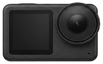 DJI Osmo Action 5 Pro front silhouette