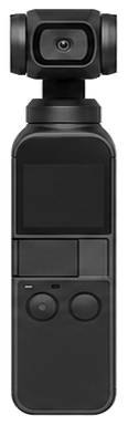 DJI Osmo Pocket front silhouette