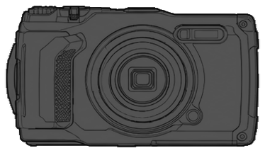 OM Digital Solutions Tough TG-7 front silhouette