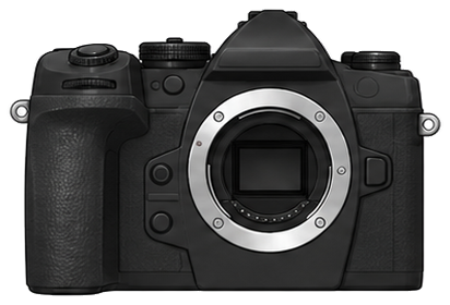 OM Digital Solutions OM SYSTEM OM-1 Mark II Body front silhouette
