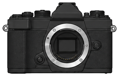 OM Digital Solutions OM SYSTEM OM-3 ASTRO Body front silhouette