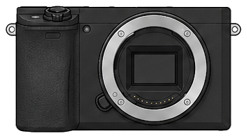 SONY α6300 ILCE-6300 Body front silhouette