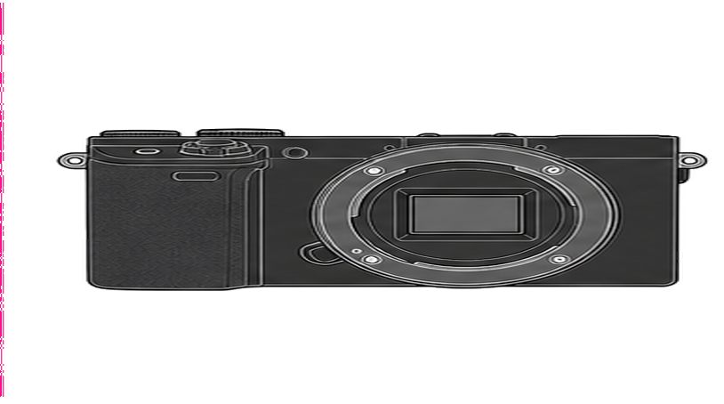 SONY α6400 ILCE-6400 Body front silhouette
