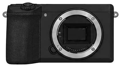 SONY α6600 ILCE-6600 Body front silhouette