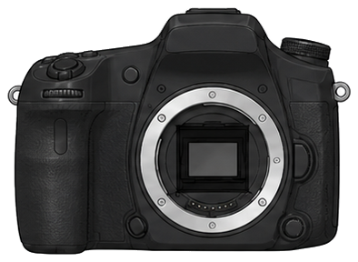 SONY α77 II ILCA-77M2 Body front silhouette