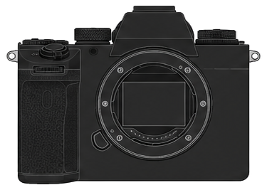 SONY α9 III ILCE-9M3 Body [Black] front silhouette