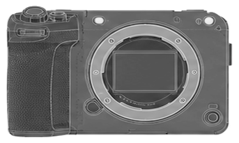 SONY Cinema Line FX5 front silhouette