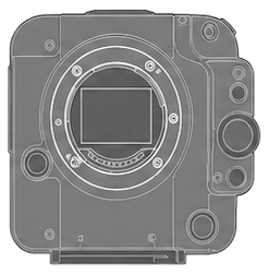 SONY Cinema Line FX6 front silhouette