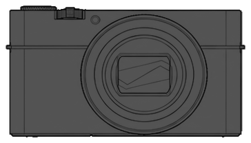 SONY Cyber-shot DSC-RX100M7 front silhouette