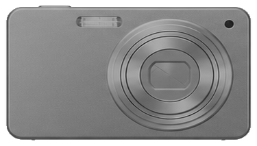 SONY Cyber-shot DSC-W350 front silhouette