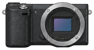 SONY α NEX-5N Body front silhouette