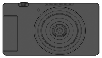 SONY VLOGCAM ZV-1F front silhouette