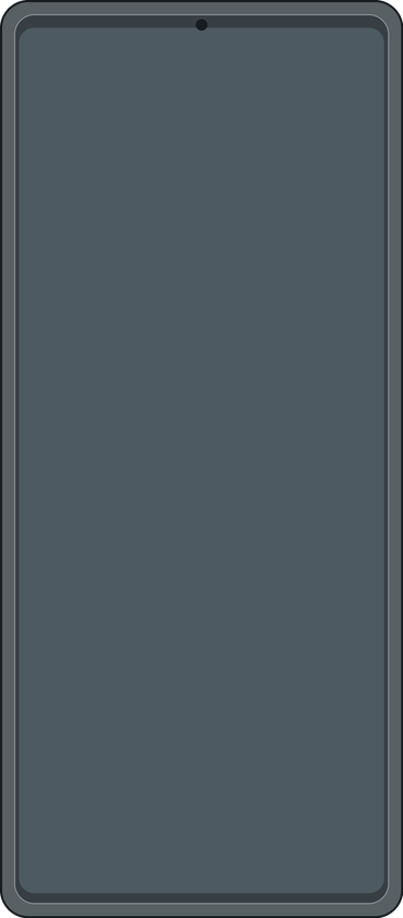 SONY Xperia 10 V front silhouette
