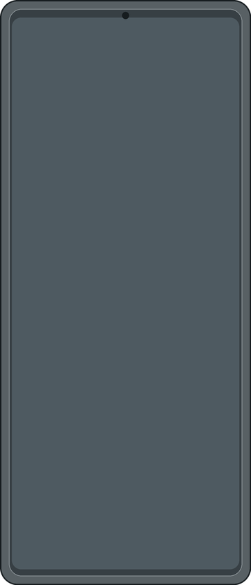 SONY Xperia 1 V front silhouette