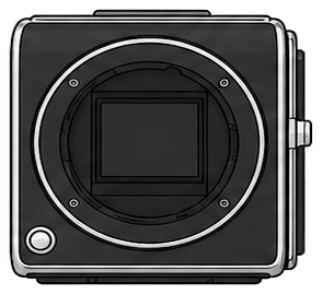 Hasselblad 907X 50C Body front silhouette