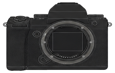 FUJIFILM GFX 50S Body front silhouette