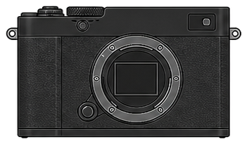 FUJIFILM X-E5 Body front silhouette