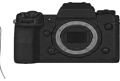 FUJIFILM X-H2S Body front silhouette