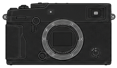 FUJIFILM X-Pro2 Body front silhouette