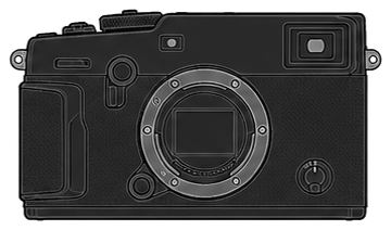 FUJIFILM X-Pro3 Body front silhouette