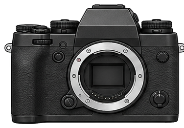 FUJIFILM X-T1 Body front silhouette