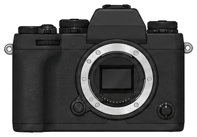 FUJIFILM X-T2 Body front silhouette