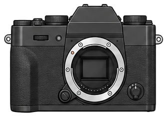 FUJIFILM X-T30 Body front silhouette