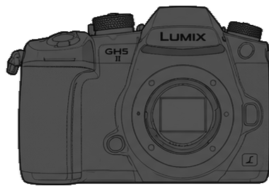 Panasonic LUMIX DC-GH5M2 Body front silhouette